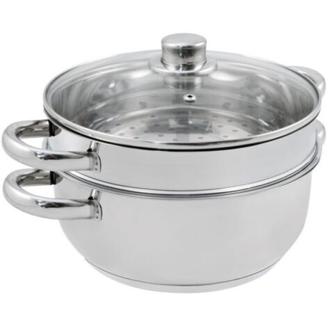 Combinado de vapor BAUMALU - 24 cm - 2 cuerpos