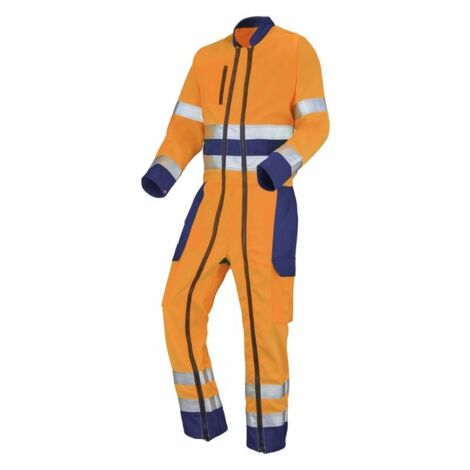 Combinaison De Travail Haute Visibilité Würth MODYF - Orange Fluo/anthracite, Classe 3, Poches Genouillères