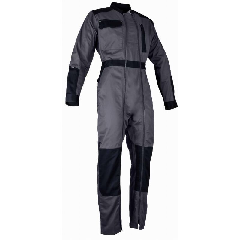 LMA - Combinaison double zip Gris sombre / Noir chlore s