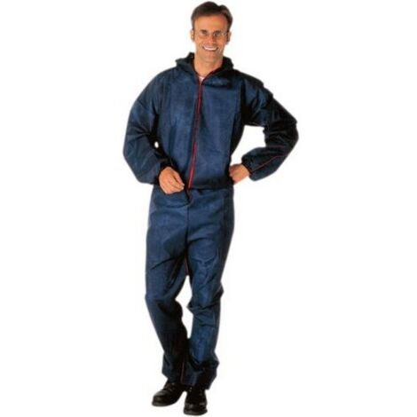 Combinaison anti-salissures jetable, PP, taille L, bleu