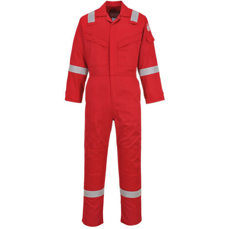 Combinaison Antistatique super légère 210g couleur : Rouge taille M - PORTWEST