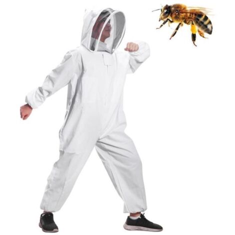 Combinaison apicole, Voile d\'apiculture avec Tenue apicole Adaptée aux apiculteurs Débutants et commerciaux XL