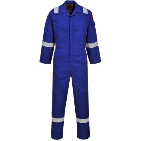 Combinaison Araflame Silver couleur : Bleu Royal taille 38 - PORTWEST