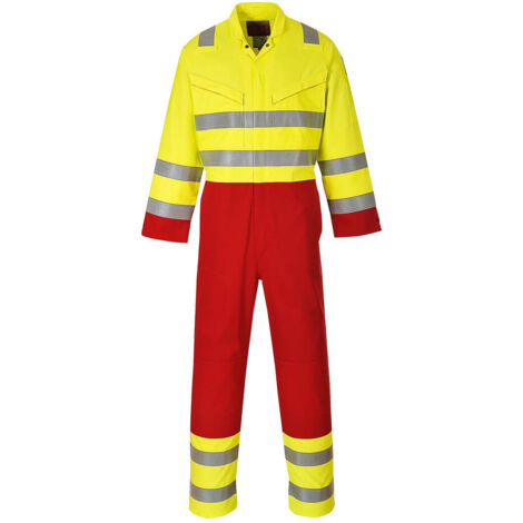 Combinaison Bizflame Services couleur : Jaune taille XXL - PORTWEST