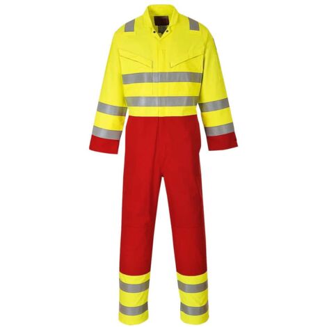 Combinaison Bizflame Services couleur : Jaune taille XXXL - PORTWEST