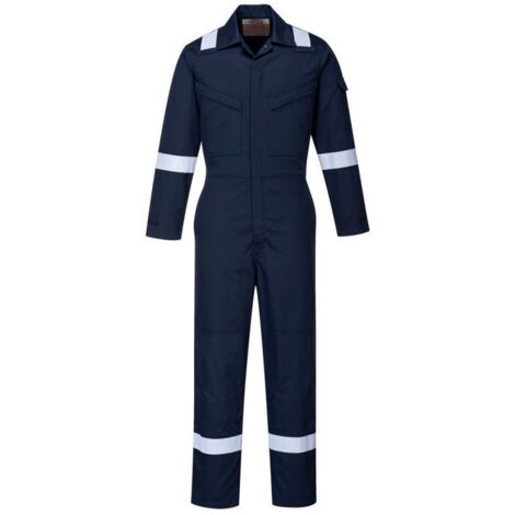 Combinaison Bizflamme Femme Marine Protection Ignifuge Antistatique Femme - Portwest