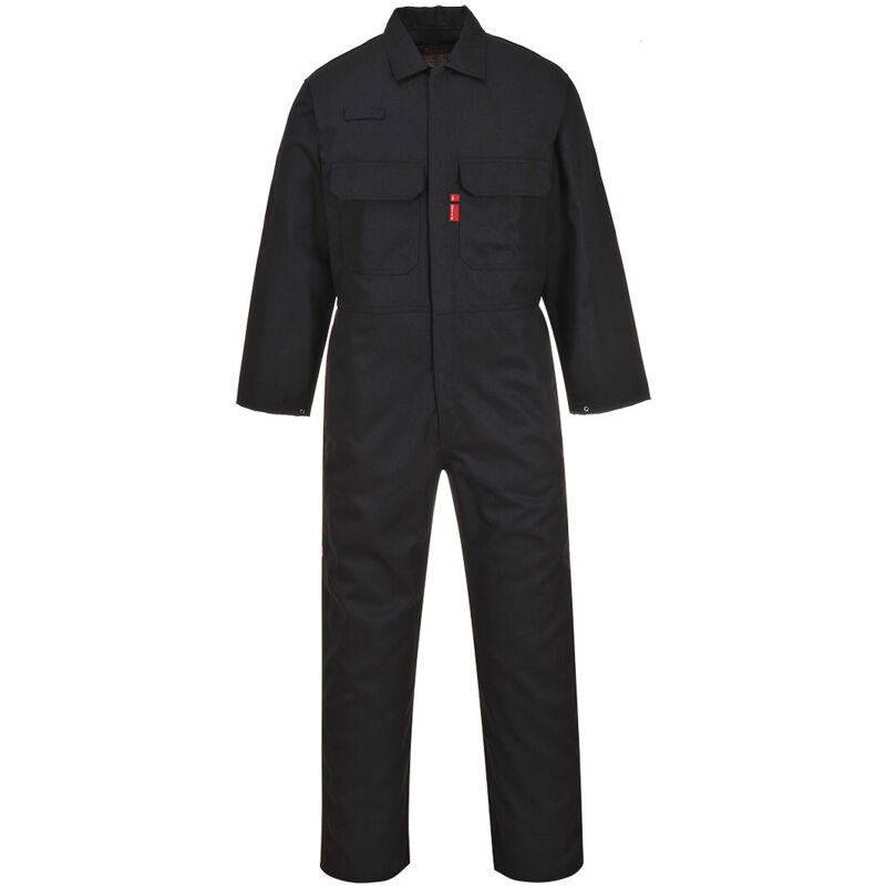 Portwest Bizweld™ Flame Retardant Overall Schwarz M