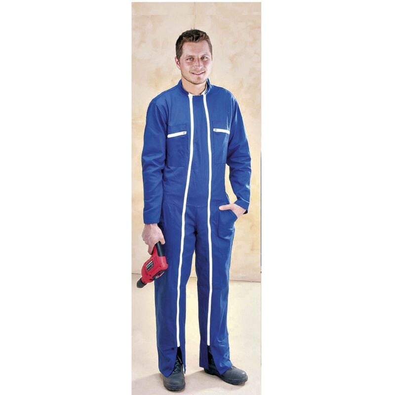 Combinaison de travail bleue. Taille m (44/46)