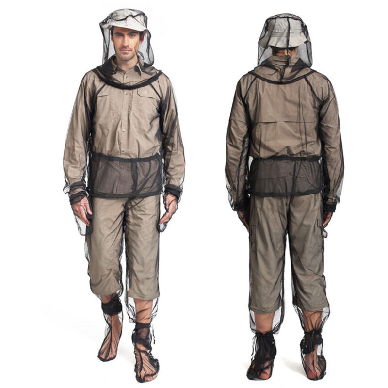 Combinaison d'apiculteur S/M, protection contre les moustiques, maille ultralégère, vêtements à capuche pour tout le corps avec