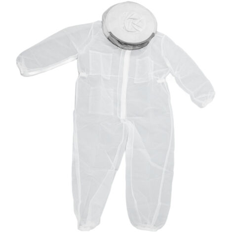 Combinaison d'apicultrice été légère et respirante en coton doux - Vêtement de protection intégral anti-abeilles - Équipement apicole