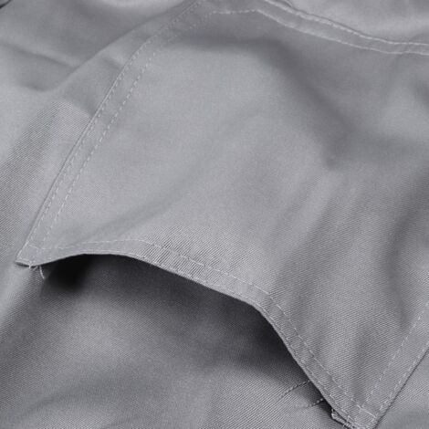 [Combinaison d'apiculture] XL Gray Polyester Coton Zips doubles protection intégrale