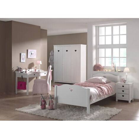 Combinaison de chambre d&039enfant Amori 6-blanc