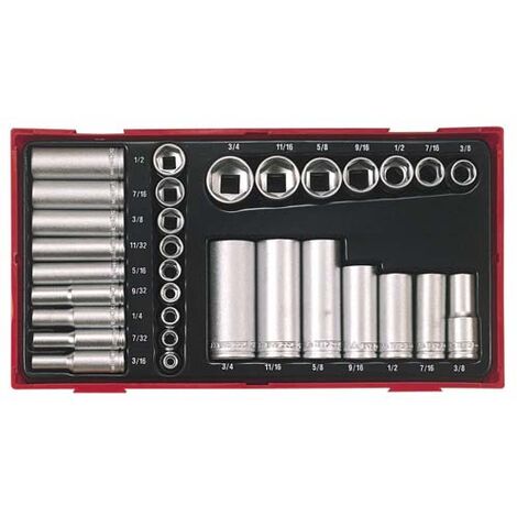 Combinaison de clés à douille, 1/4-3/8  TENGTOOLS TTAF32 68610104