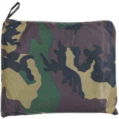 Combinaison de pluie avec capuche 2 pcs Hommes Camouflage XXL CFW26772