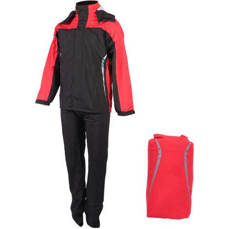 Combinaison de pluie pour moto, imperméable, respirante, légère, pantalon avec couvre-chaussures cachés, pour l'équitation en plein air, M.