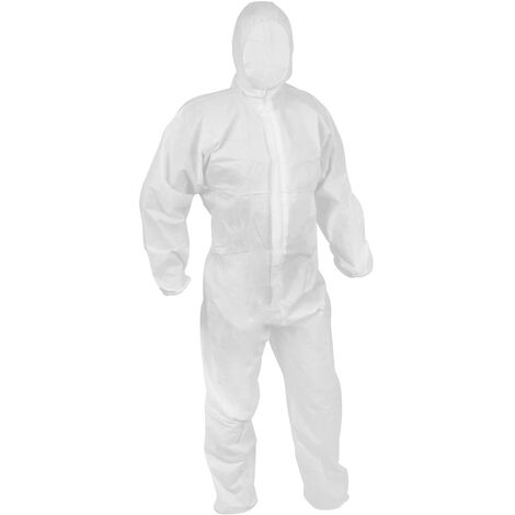 Combinaison de protection jetable avec capuche taille L 52-54