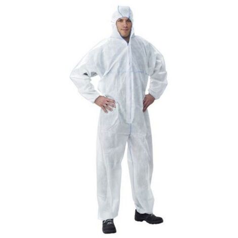 Combinaison de protection jetable Comfort, taille XXL, blanche