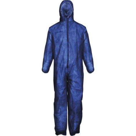 Combinaison de protection. PP. 50g/qm. bleu. Taille 2XL