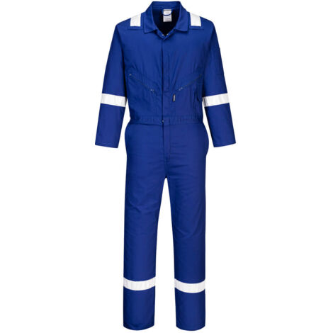 Combinaison de travail 100% coton légère Portwest Iona Bleu Royal XL