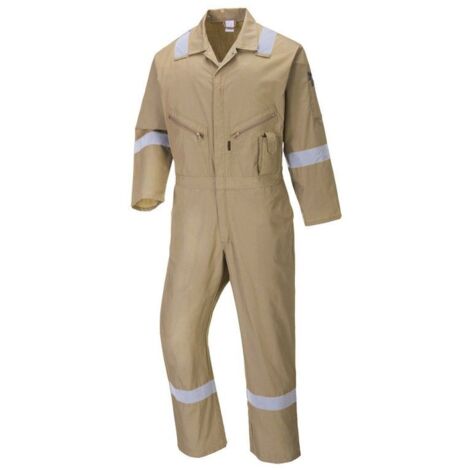 Combinaison de travail 100% coton légère Portwest Iona Kaki S