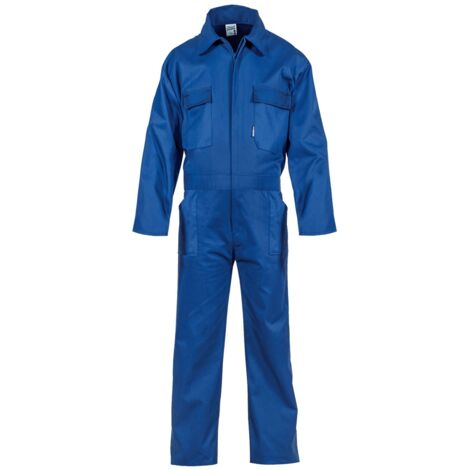 Combinaison de Travail 5 poches Bleu Taille L Polyester/Coton VITO