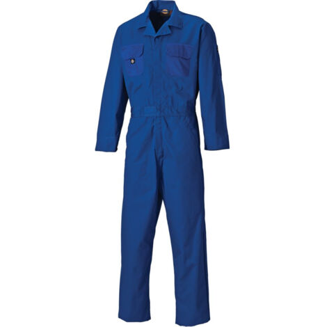 Combinaison de travail Dickies fermeture pression Redhawk Bleu Royal 50