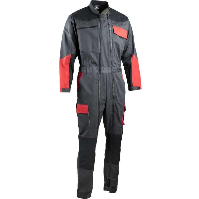 Combinaison de travail Sésame LMA Gris sombre/noir/rouge T.0 - 4130