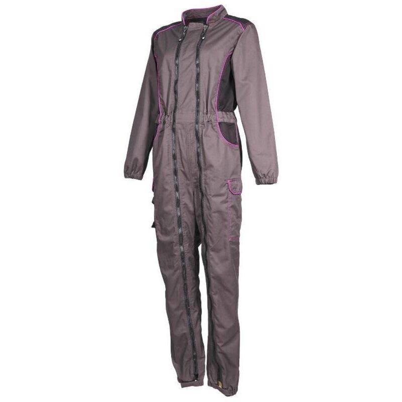 Combinaison de Travail Femme Alice - Taille XL - Gris - Résistant et Confortable - D-Work