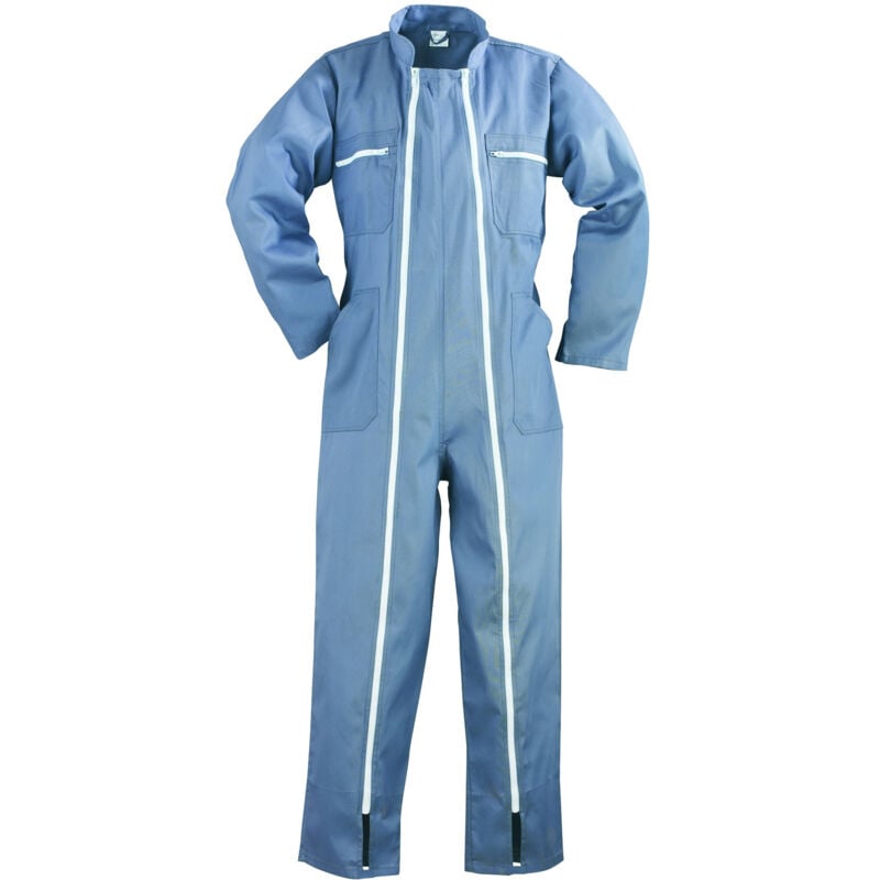 Image of 74534-Coverguard] Combinaison de travail 2 zips Coverguard Factory taille xl 52/54 grise