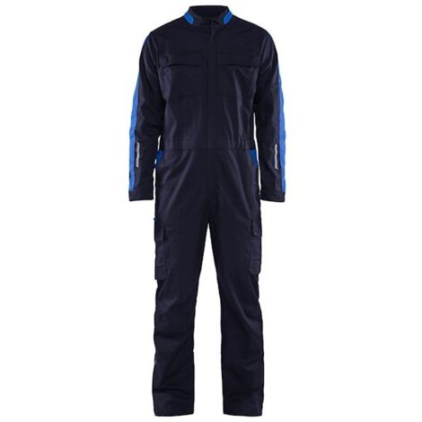 Combinaison de travail industrie stretch 2D 6144 - Marine/Bleu Roi 56
