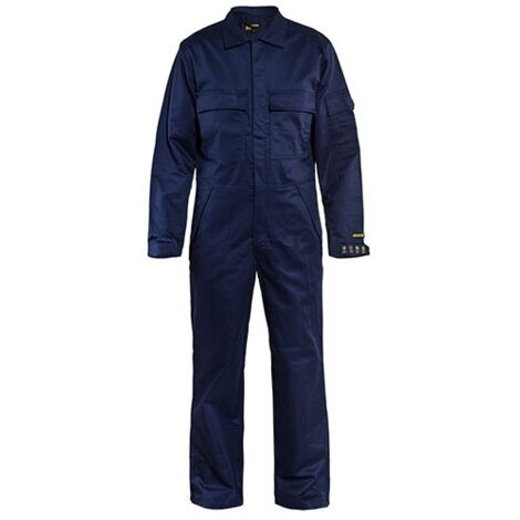 Combinaison de travail manches longues retardant flamme 6704 - Marine 46