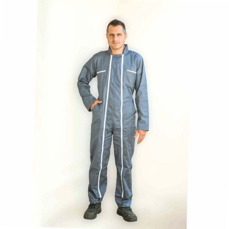 Factory - Combinaison de travail 2 zips Coverguard taille l (48/50) couleur grise