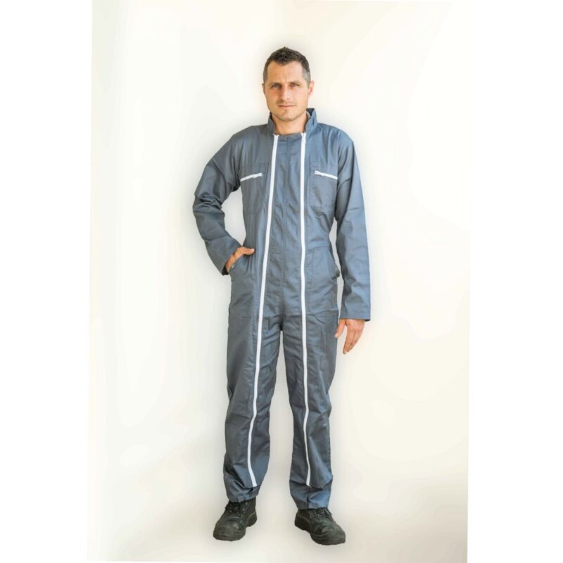 Factory - Combinaison de travail 2 zips Coverguard taille m (44/46) couleur grise