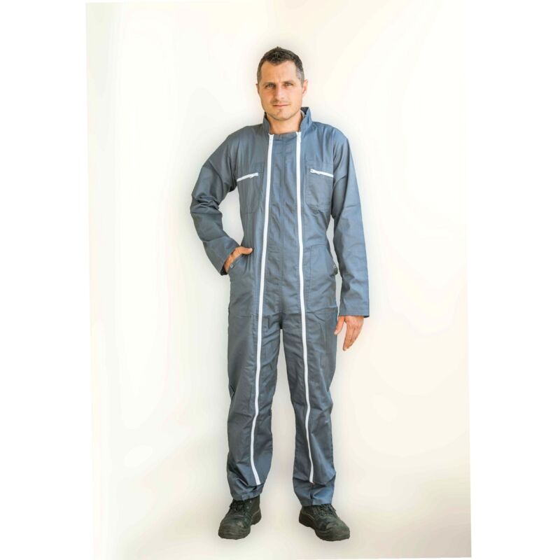 Factory - Combinaison de travail 2 zips Coverguard taille xxl 56/58 couleur grise