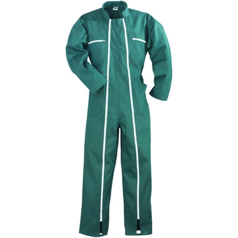 Combinaison de travail Coverguard Factory 2 zips taille xl 52-54 vert à poches multiples