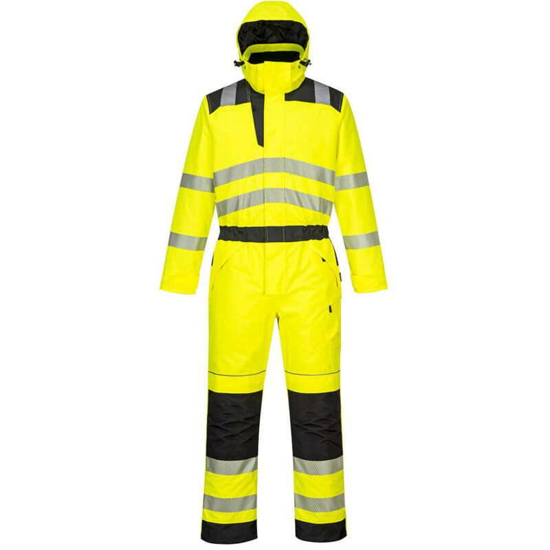 Winter-overall Pw3 Hochsichtbarkeit Farbe, Gelb/schwarz Größe L - Portwest