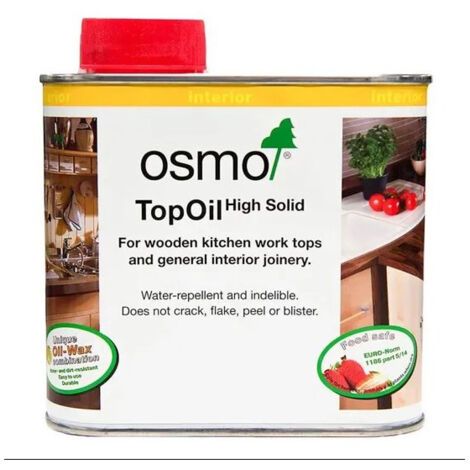 OSMO Combinaison d'huiles et de cires TopOil incolore Finition : Mat 0,5 L Finition : Mat