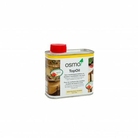 OSMO Combinaison d'huiles et de cires TopOil incolore Finition : Satin 0,5 L Finition : Satin