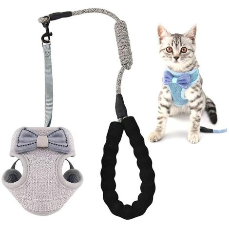 Combinaison en écharpe et laisse pour chat pour éviter les fuites, gilet ceinture pour chaton