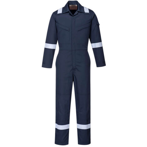 Combinaison Femme Bizflamme Plus 350 gr. couleur : Marine taille XXL - PORTWEST