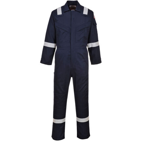 Combinaison FR Legère Antistatique 280g couleur : Marine taille XXXL - PORTWEST