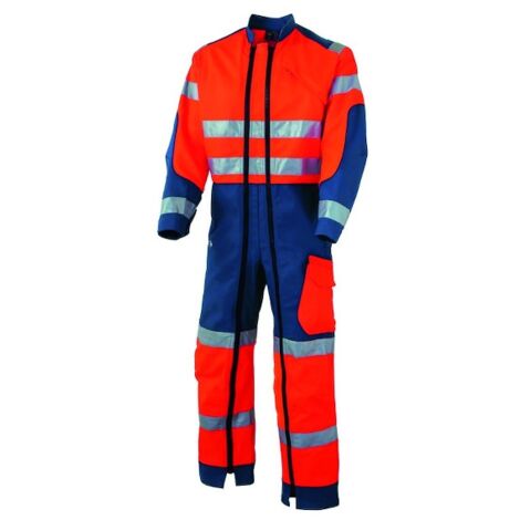 Combinaison haute visbilité LUKLIGHT orange/marine - L - MOLINEL