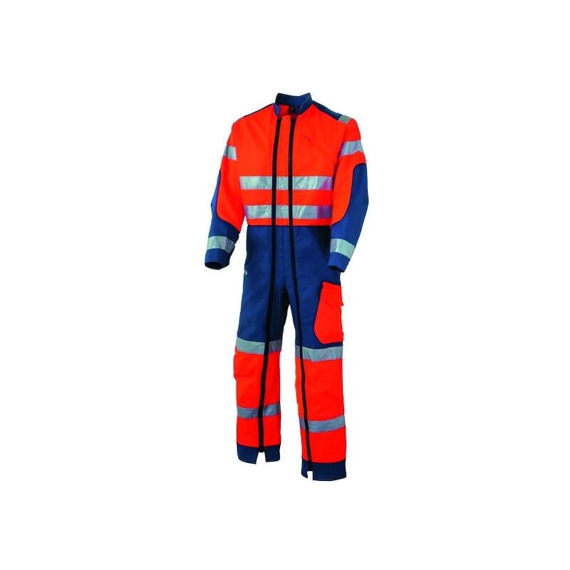 Combinaison haute visbilité luklight orange/marine - 2XL Molinel