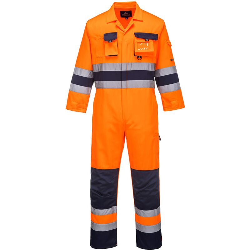 Portwest - Combinaison hv Nantes Orange/Marine 2XL - FR(54) - UK(44)