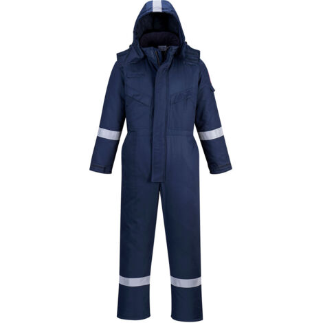 Combinaison Hiver Fr Antistatique Couleur : Marine Taille S - Portwest