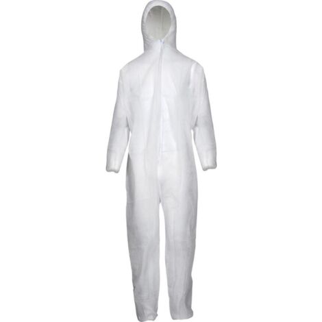 Combinaison jetable PP50 g/m2 Taille L blanc