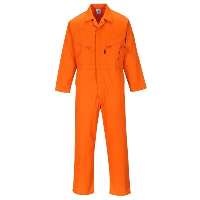 Portwest - Combinaison Liverpool à zip Orange xl - FR(50-52) - UK(40-41)