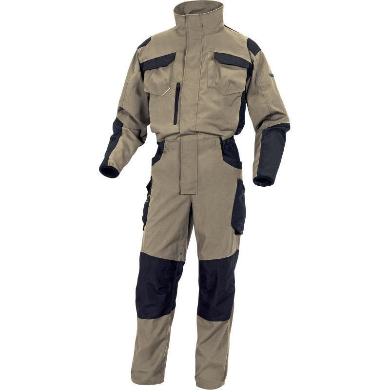 Combinaison Delta Plus mach spirit 60% coton / 40% polyester - 270 G/M² beige-noir - M5CO2BN0 54/56 (3XL)