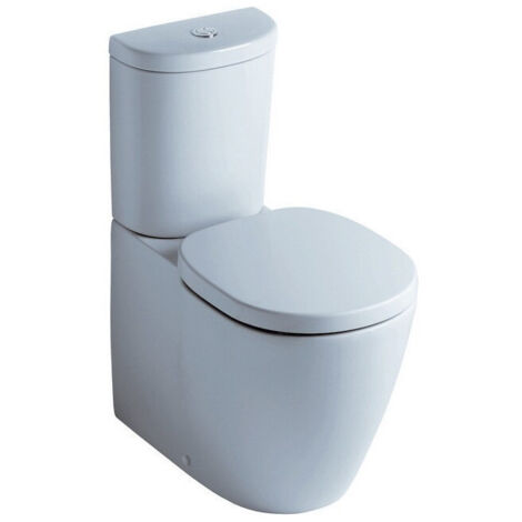 Combinaison WC sur pied à fond creux CONNECT 360 x 660 x 775 mm blanc IDEAL STANDARD