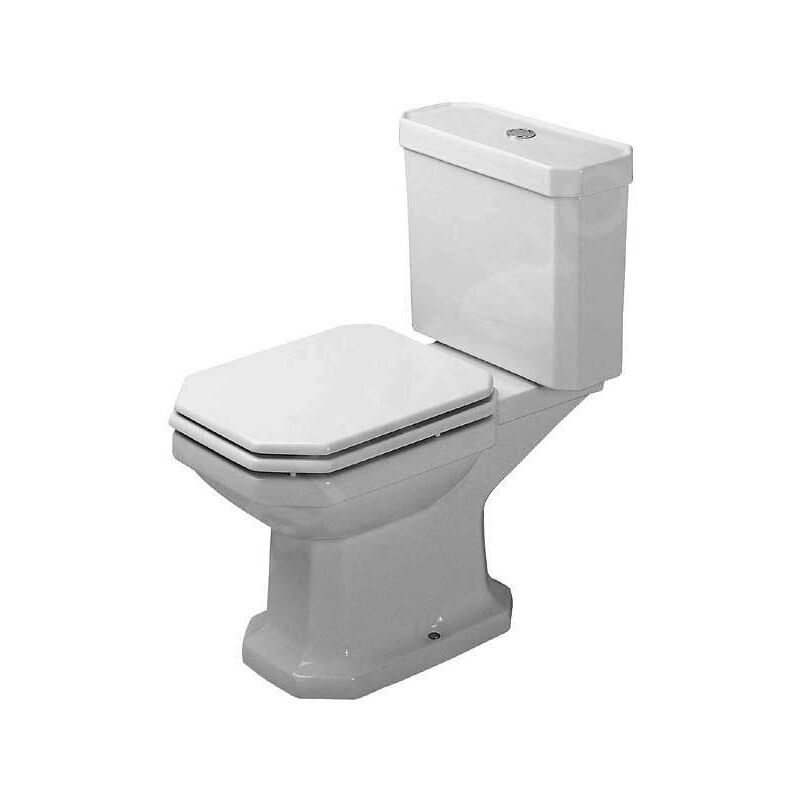 1930 - Cuvette à poser, 36cm x39cm x67 cm, blanc - cuvette, sortie horizontale 0227090000 - Duravit